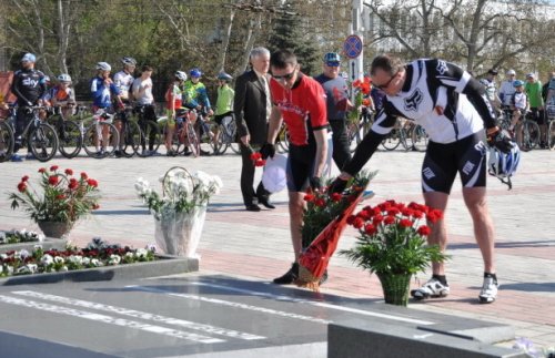В субботу состоялся велопробег, посвященный Дню Победы