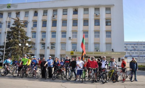 В субботу состоялся велопробег, посвященный Дню Победы