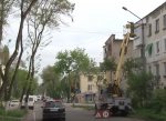 Во дворе дома 24 по улице Ленина установили светильники