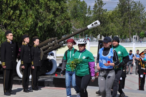 Участники II Международного веломарша «Знамя Победы» посетили город Бендеры