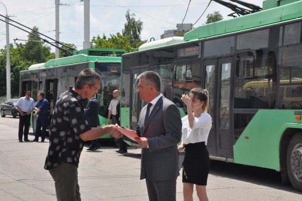 В память о войне, с заботой о будущем. В Бендерах 19 июня состоялось открытие нового троллейбусного маршрута